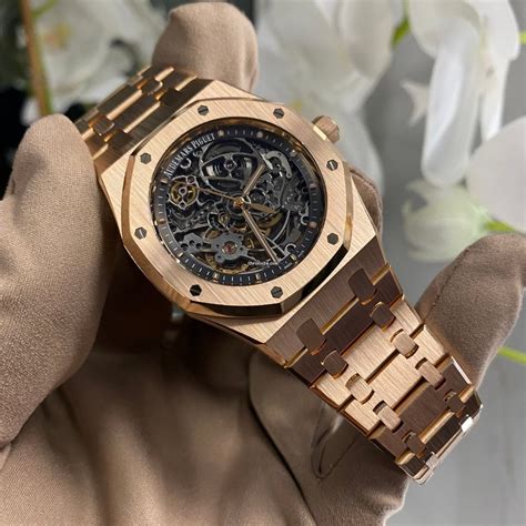 pre owned audemars piguet royal oak rose gold|ap royal oak retail price.